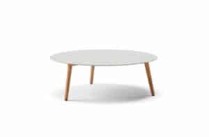 Nova Design & Build - Masuta de cafea 100 cm Natural Teak - RAY - Ceramic Fossil