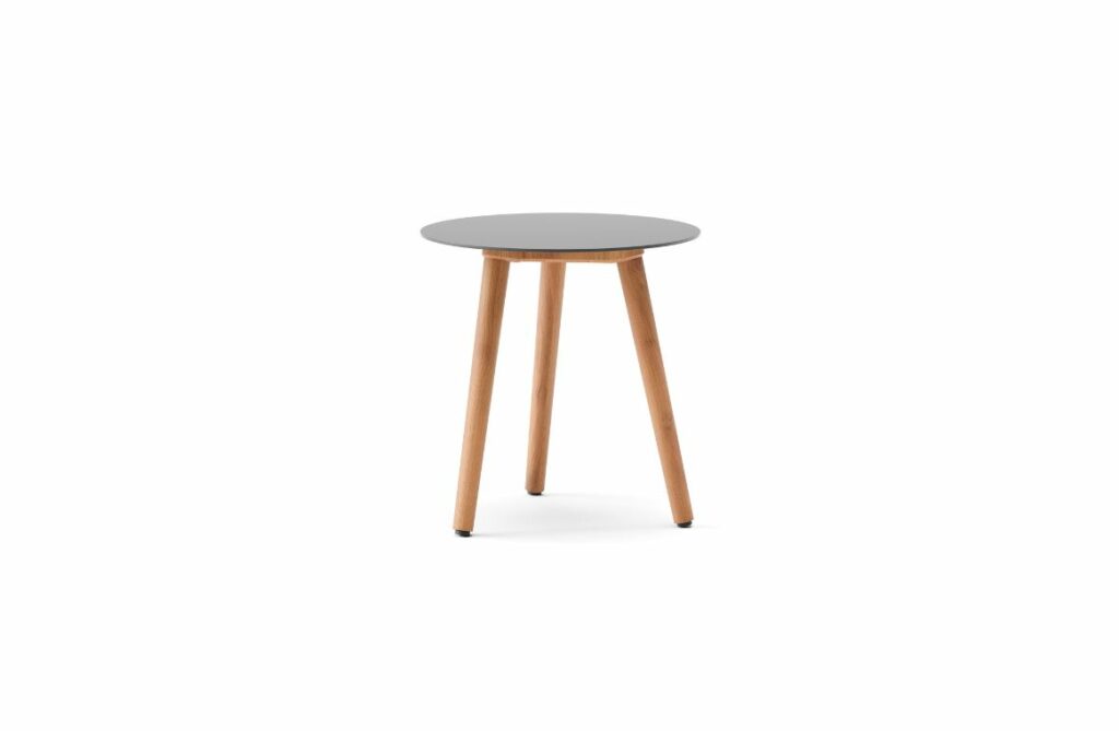 Nova Design & Build - Masuta de cafea 42 cm Natural Teak - RAY - Alu Lava