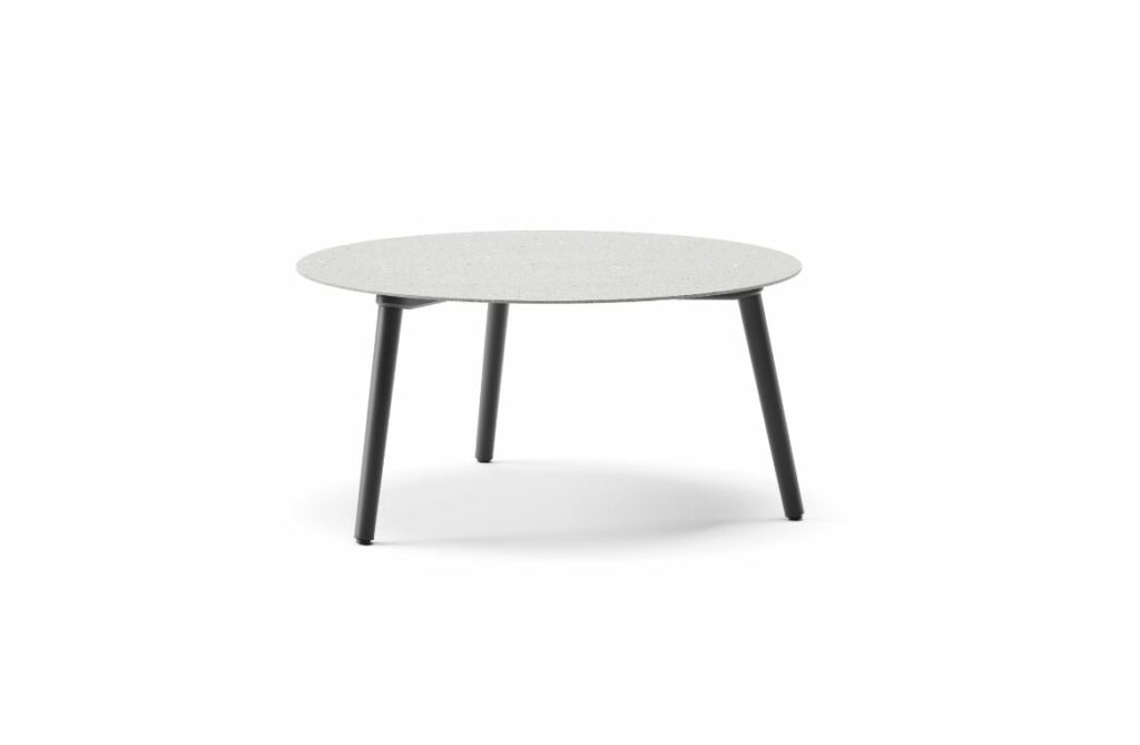 Nova Design & Build - Masuta de cafea 80 cm Alu Lava - RAY - Ceramic Fossil