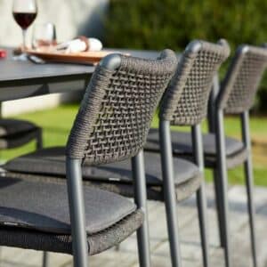 Nova Design & Build - Scaun Dining fara cotiere - RAY - Lava - Setting