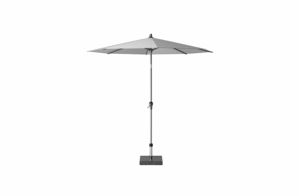 Nova Design & Build - Umbrela Terasa RIVA - Ø2.5 m - Platinum - Light Grey