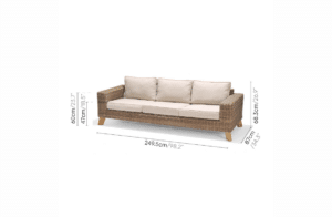 Nova Design & Build - Canapea - Bahamas - 250x68 cm