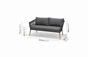 Nova Design & Build - Canapea - Ipanema - 147x76 cm