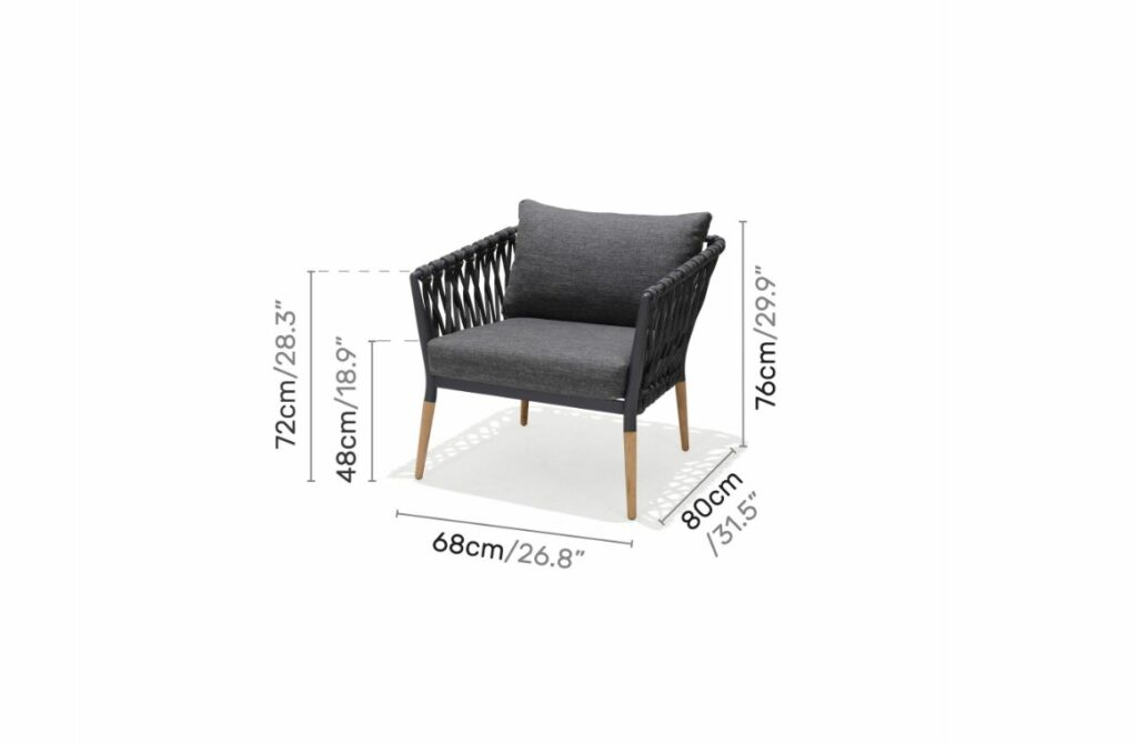 Nova Design & Build - Fotoliu - Ipanema - 68x76 cm