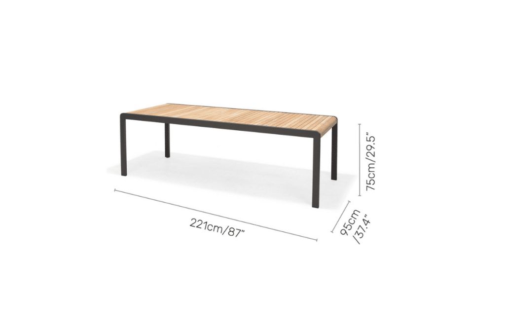 Nova Design & Build - Masă dining - Amber - 221x75 cm