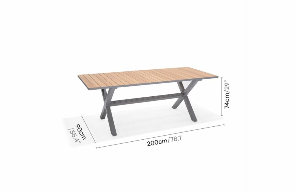 Nova Design & Build - Masa dining - Panama Light - 200x90x74 cm