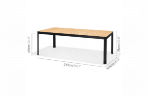 Nova Design & Build - Masa dining - Portal Dark - 210x75 cm