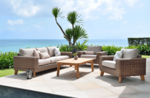 Nova Design & Build - Nova Design & Build - Set canapele - Lifestyle Garden - Bahamas - 4 buc. - canapea cu 3 locuri, 2x fotoliu, măsuță de cafea