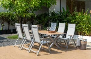 Nova Design & Build - Set masa dining - Panama Light - 6 locuri
