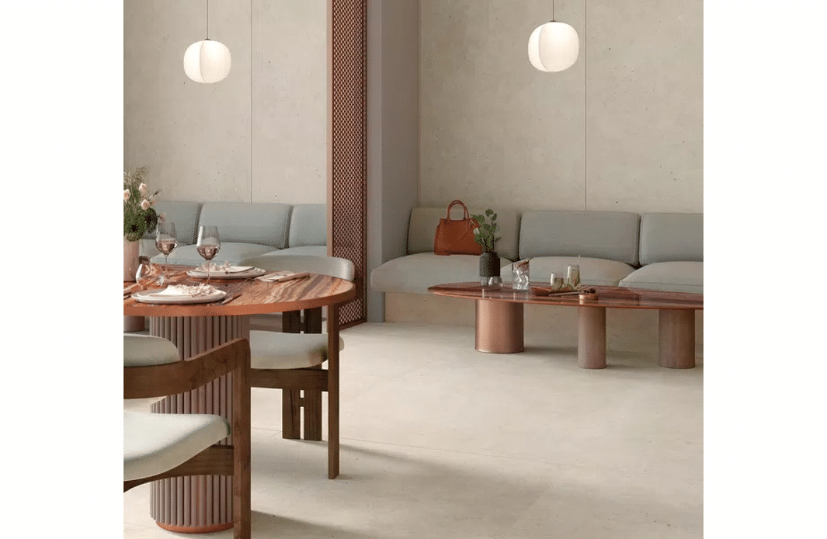 Nova Design & Build - Gresie Porțelanată Interior Mirage – Elysian Beige Catalan – 60x60 cm - Setting