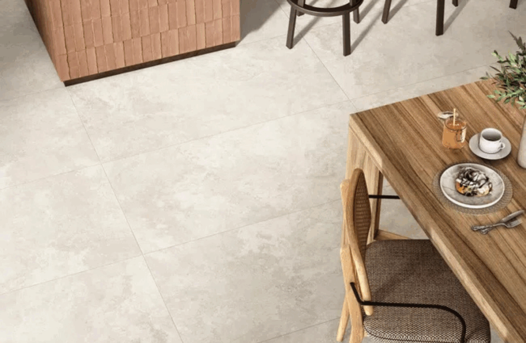 Nova Design & Build - Gresie Porțelanată Interior Mirage – Elysian Travertino Pearly Cross – 60x60 cm - Setting