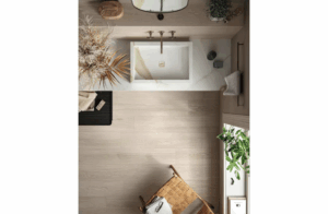 Nova Design & Build - Gresie Porțelanată Interior Mirage – Oudh Copahu – 20x120 cm - Setting