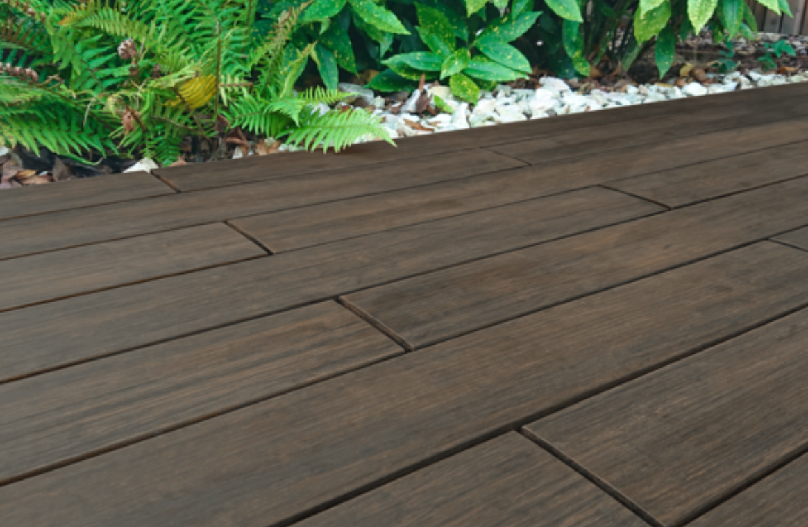Nova Design & Build - Lemn Termotratat - Element Terasă Bamboo - Extreme Sistem Grad Bombat Uleiat 21x120 mm