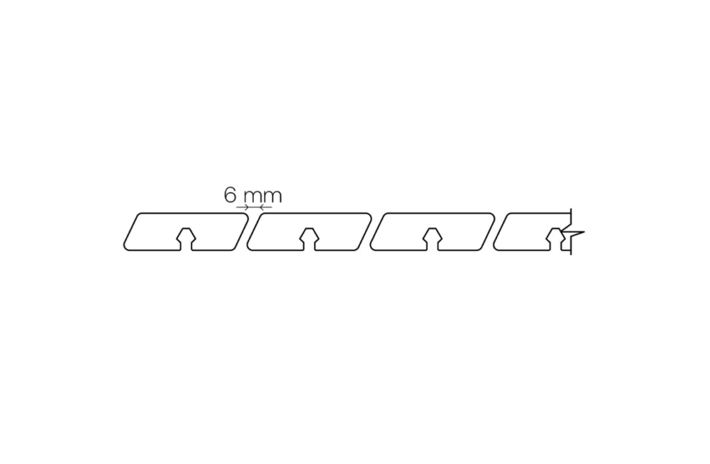 Nova Design & Build - Lemn Termotratat - Element fatada Frasin Tratat Termic 20x52 mm c7j