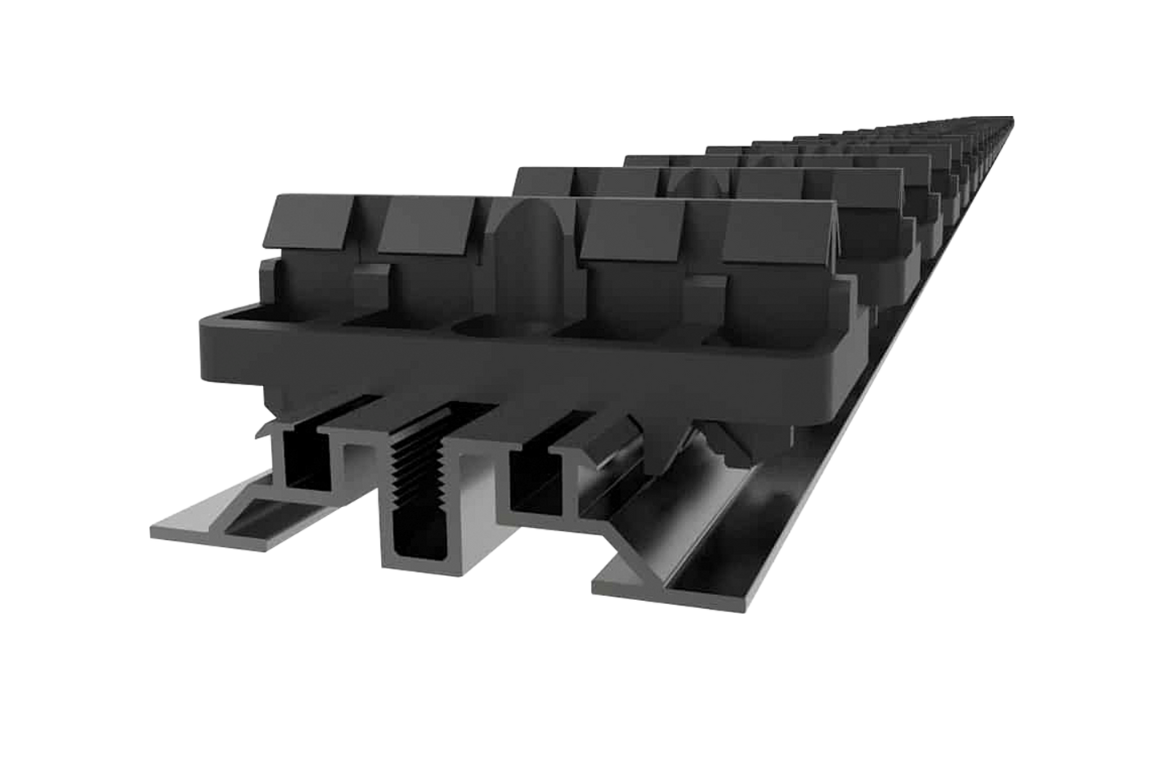 Nova Design & Build - Lemn Termotratat - Structură Aluminiu + Clip Grad Flat Rail