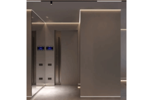 Nova Design & Build - Profil de aluminiu cu efect Shadow Gap pentru iluminare LED – 16x22 mm – Negru