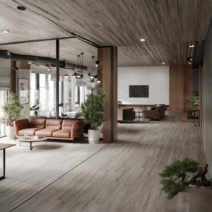 Nova Design & Build - Parchet SPC The Floor Herringbone 6 mm Aspen OAK HB