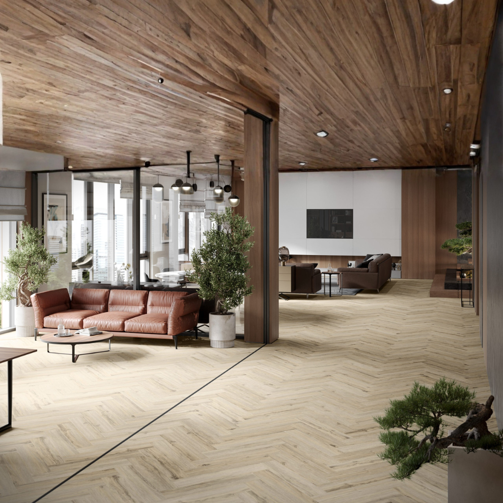 Nova Design & Build - Parchet SPC The Floor Herringbone 6 mm Dillon OAK HB
