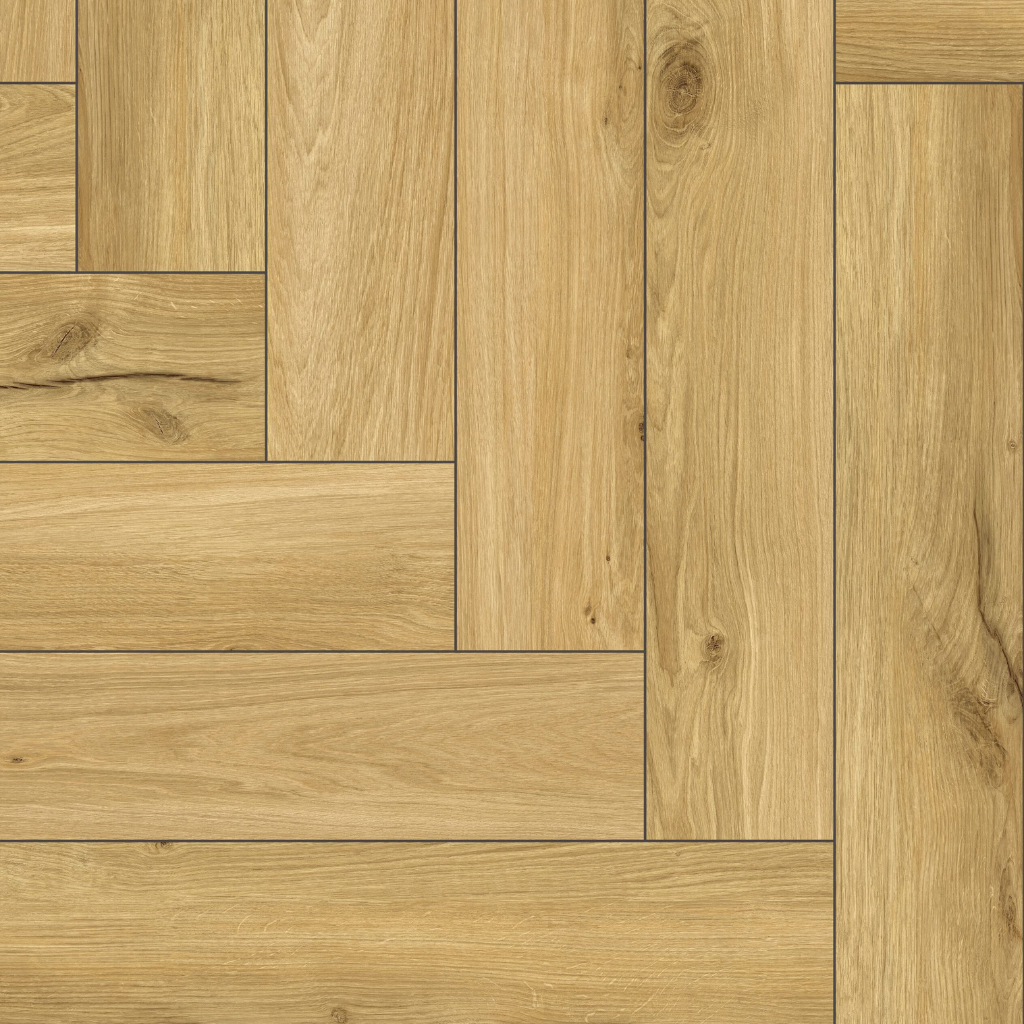 Nova Design & Build - Parchet SPC The Floor Herringbone 6 mm Honey OAK HB