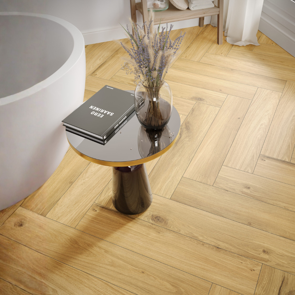 Nova Design & Build - Parchet SPC The Floor Herringbone 6 mm Honey OAK HB