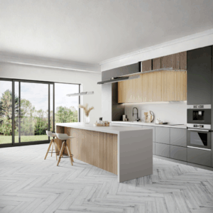 Nova Design & Build - Parchet SPC The Floor Herringbone 6 mm Ice OAK HB