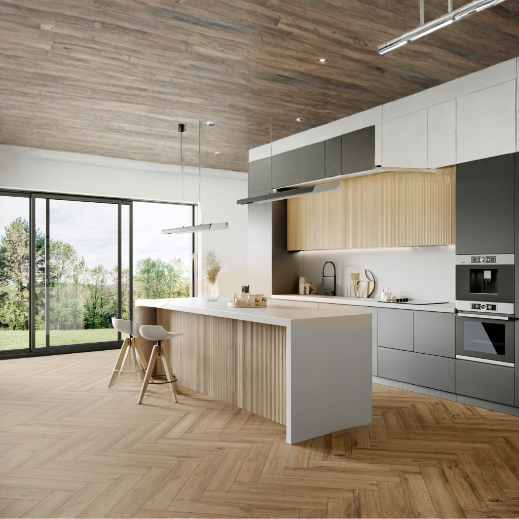 Nova Design & Build - Parchet SPC The Floor Herringbone 6 mm Jackson OAK HB