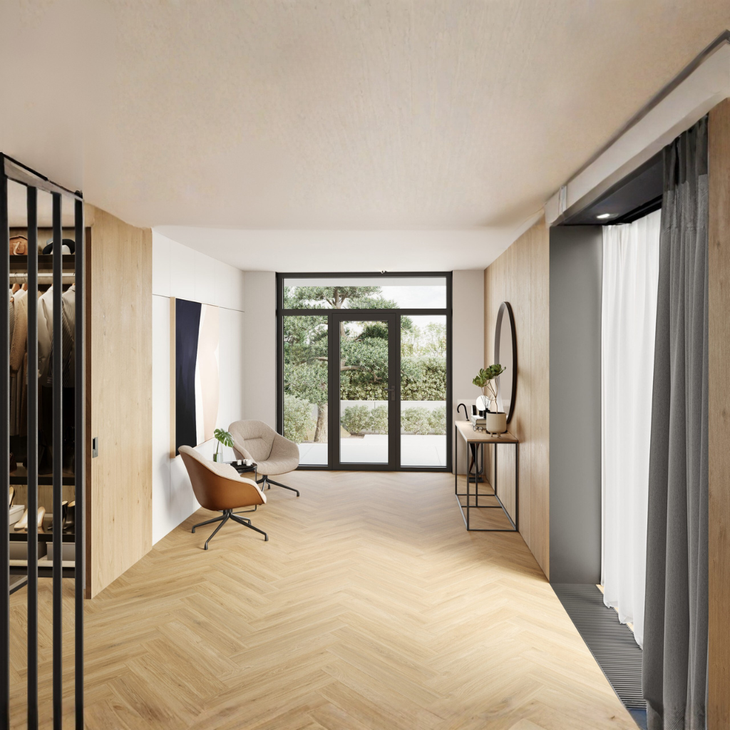 Nova Design & Build - Parchet SPC The Floor Herringbone 6 mm Nature OAK HB