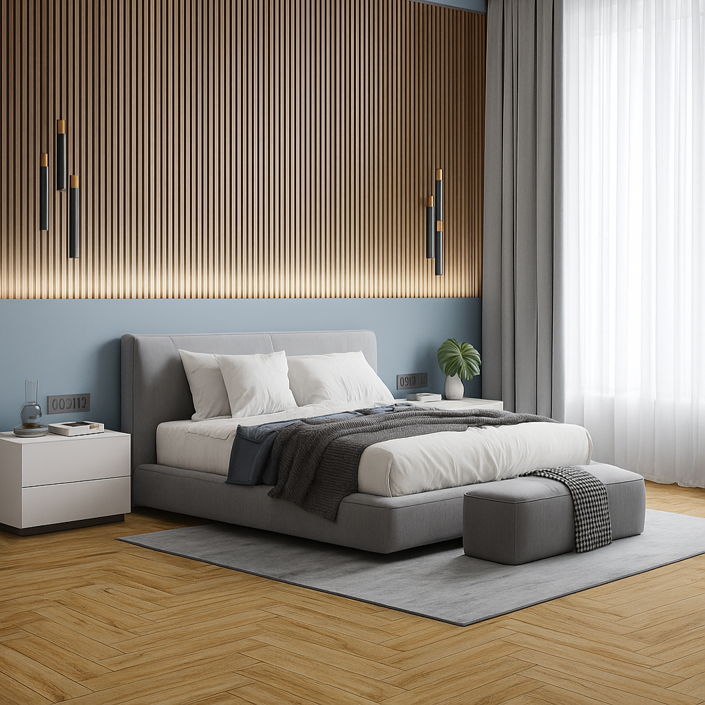 Nova Design & Build - Parchet SPC The Floor Herringbone 6 mm Riley OAK HB