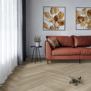 Nova Design & Build - Parchet SPC The Floor Herringbone 6 mm Tuscon OAK HB