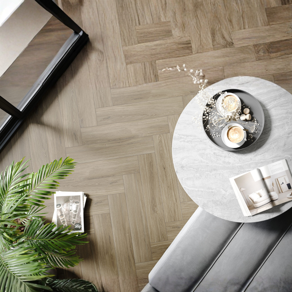 Nova Design & Build - Parchet SPC The Floor Herringbone 6 mm York OAK HB